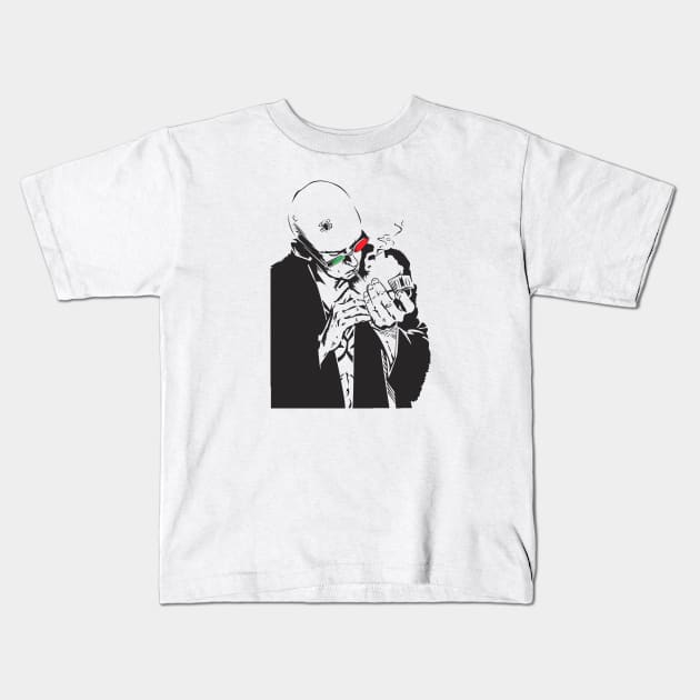 comic cartoons Spider Jerusalem Kids T-Shirt by Zacharys Harris